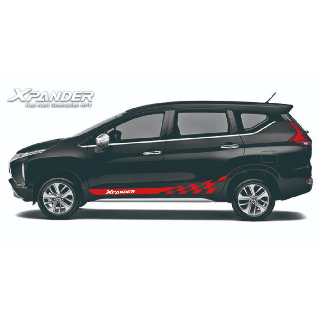 Stiker Mobil Xpander Cross Ultimate Aksesoris Avanza Variasi Ertiga All new terios Rush Minimalis