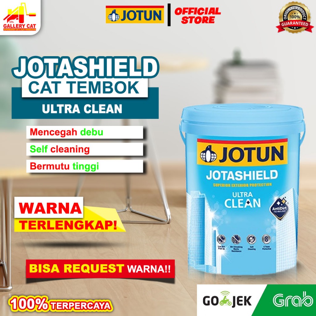CAT TEMBOK EXTERIOR JOTUN JOTASHIELD ULTRA CLEAN 2.5L