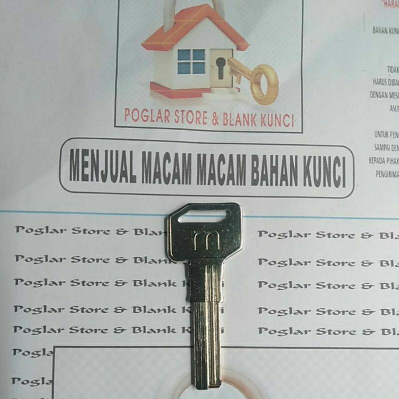 Bahan kunci M Titik Besar jalur kiri