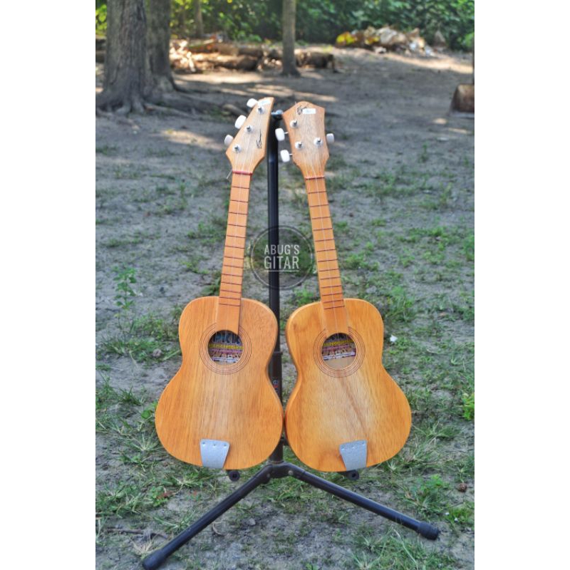 (BONUS TAS) Ukulele / Kentrung Kayu suara mantappp PKK Bangsal original, jaminan no kw.