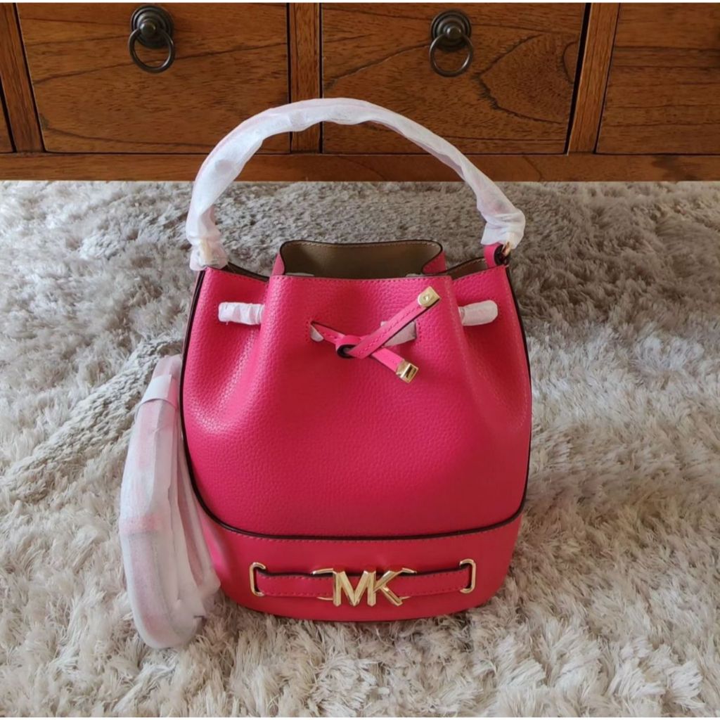 MK Belted Bucket Electric Pink