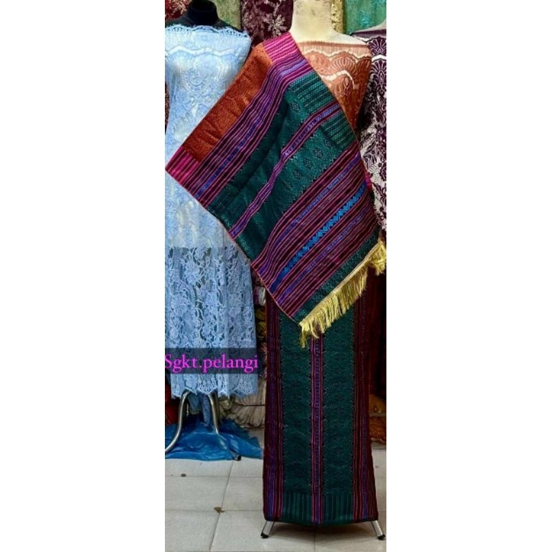 songket mesin motif tumtuman