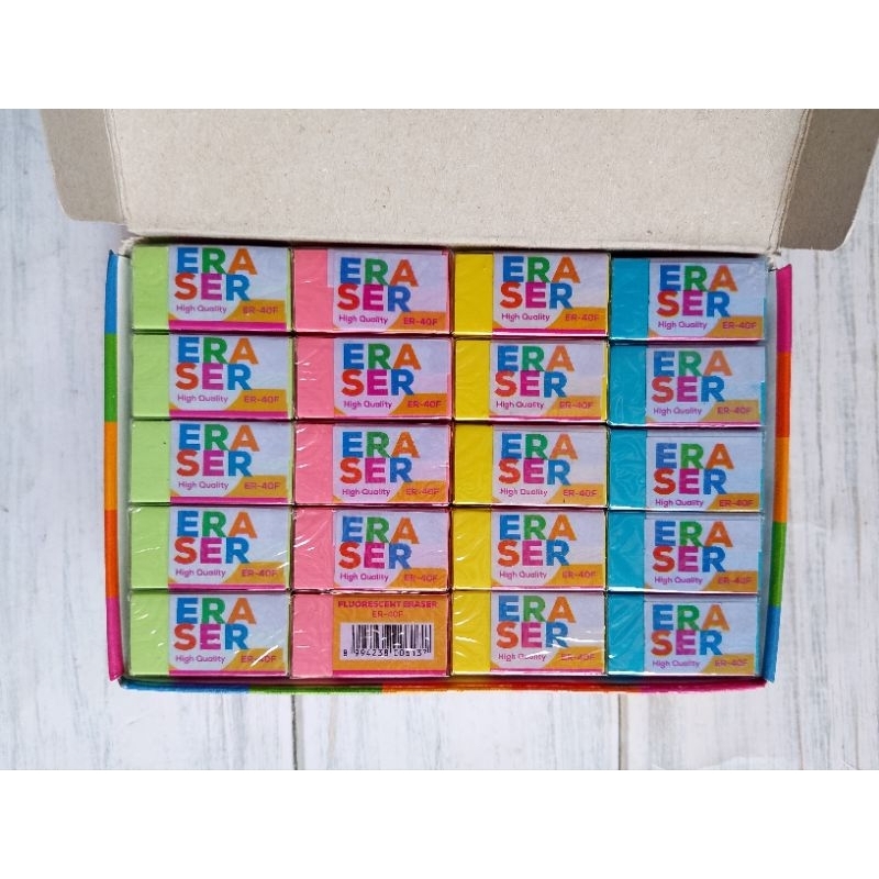 

(40PC) PENGHAPUS ORISTA ER-40F WARNA-WARNI