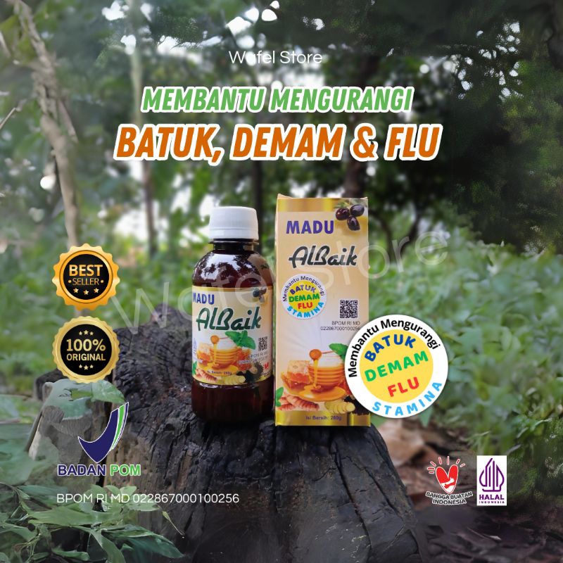 

Madu Batuk Albaik Menyembuhkan Batuk Berdahak 280 Gram