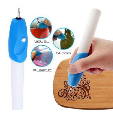 [Cod] Alat Ukir Elektrik Mini Grafis Engrave It Alat Pahat Ukir Kayu Gelas Kaca Multifungsi