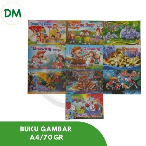 

Buku Gambar A4 untuk mewarnai/menggambar