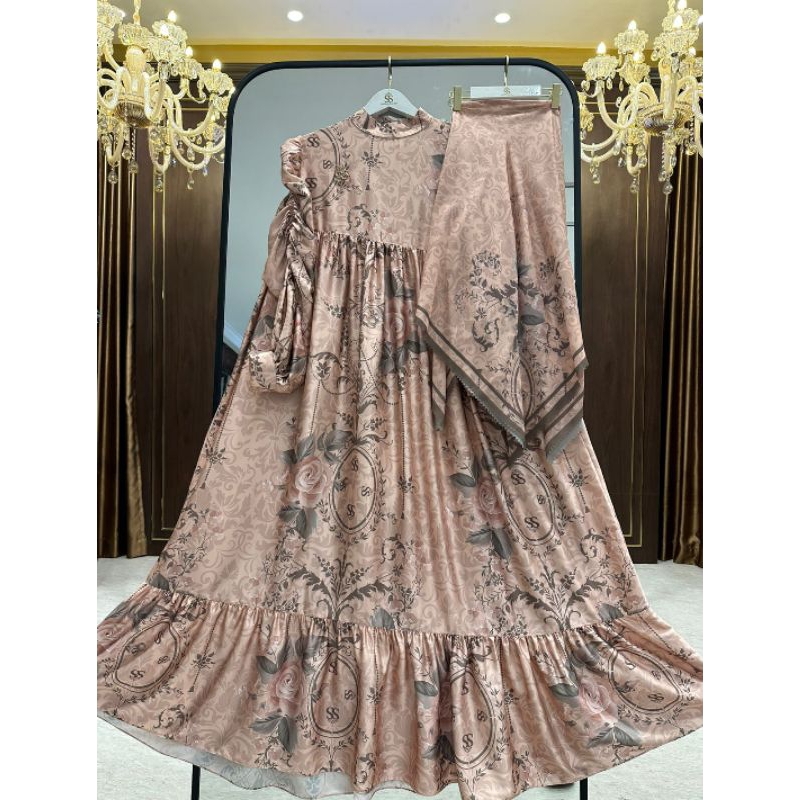 Shellasaukia dress hijab elegant mewah new