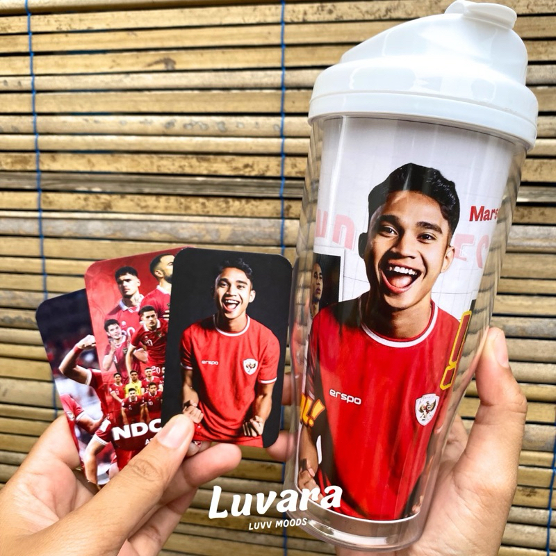 Tumbler Timnas indonesia viral BONUS PHOTOCARD