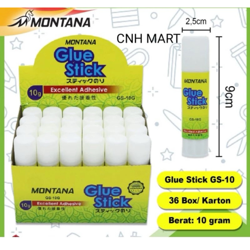 

1 Pcs Lem Glue Stik Montana 10 Gram