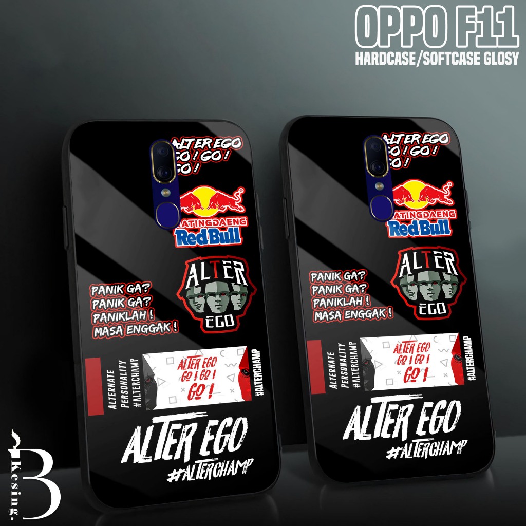 Case OPPO F11 - Casing Hp OPPO F11 Motif ESPRT - Silikon Hp OPPO F11 - Kesing Hp - Softcase Kaca - P