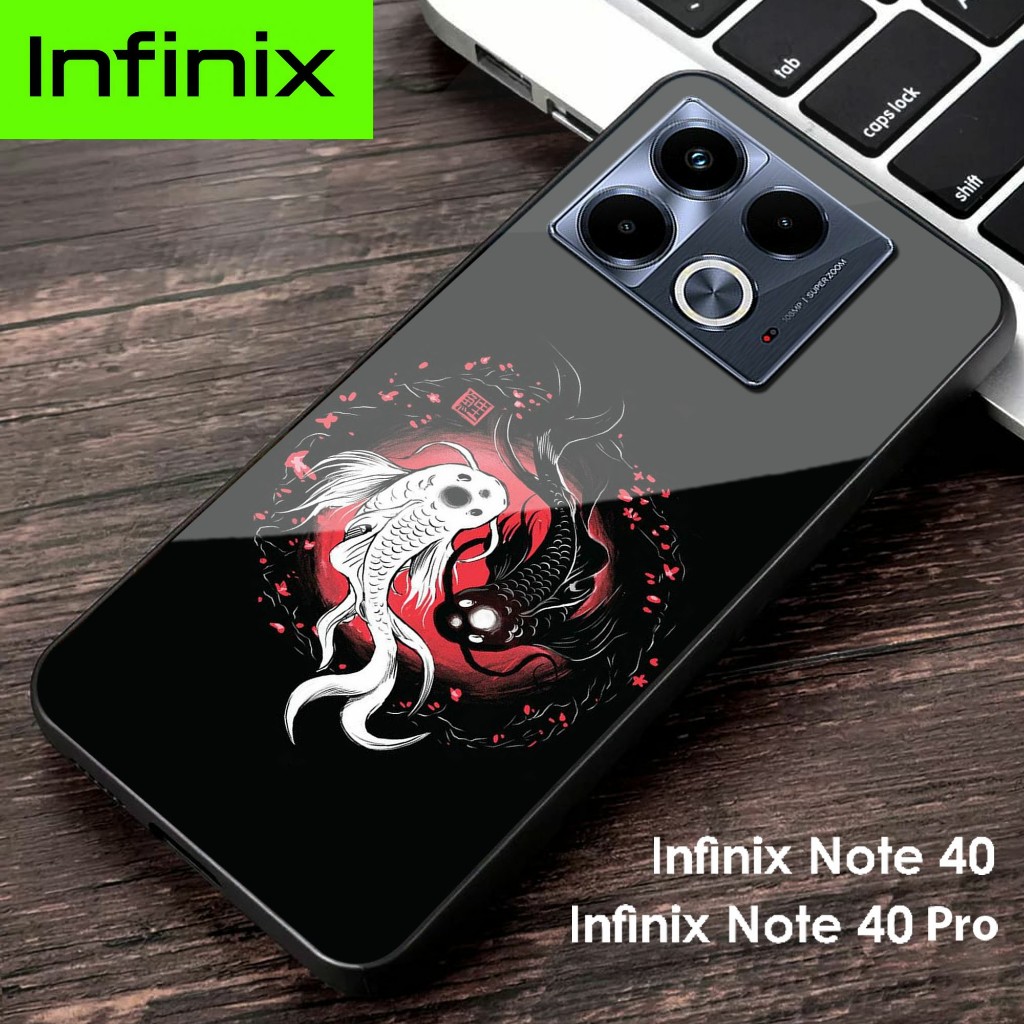 Softcase Glass Kaca Infinix Note 40 - Infinix Note 40 Pro 2024 - Case Hp Terbaru - G82