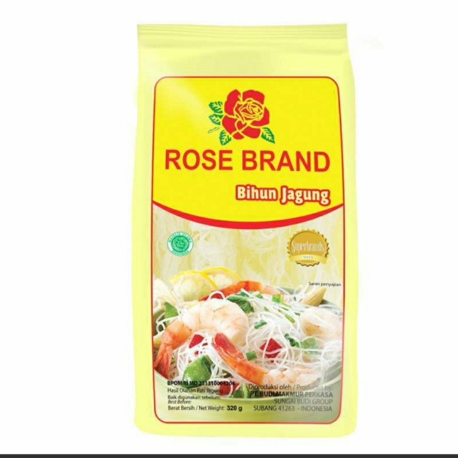 

Rose Brand Bihun Jagung Putih 320 gr Rosebrand Bihun Lempeng Halal