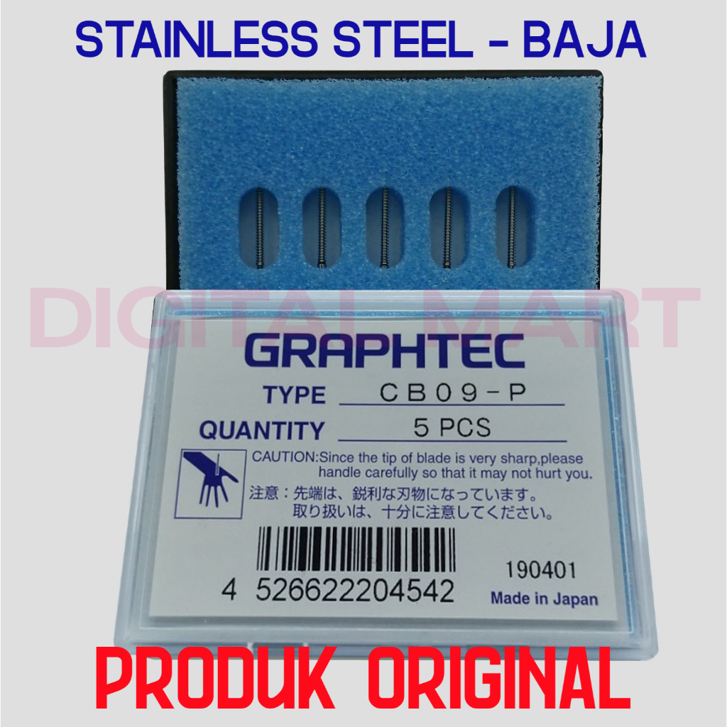 

Mata Pisau Mesin Cutting Blade GRAPHTEC CB09P CBO9-P Stainless Steel Cutter CB09-P BAJA - ORIGINAL