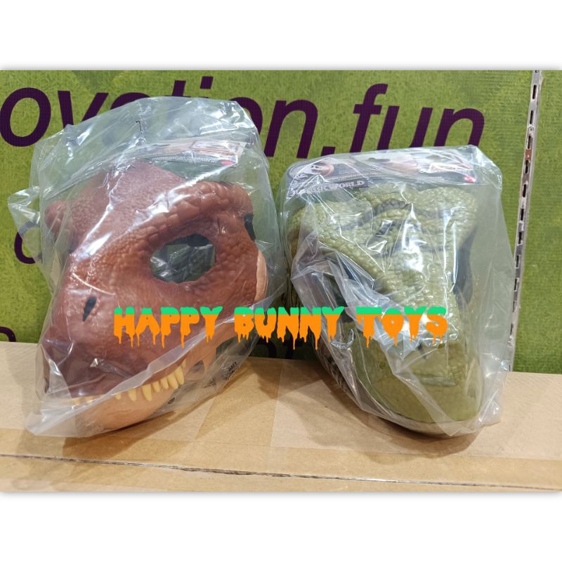 Jurassic World Velociraptor Mask / Topeng Figure Dinosaurus