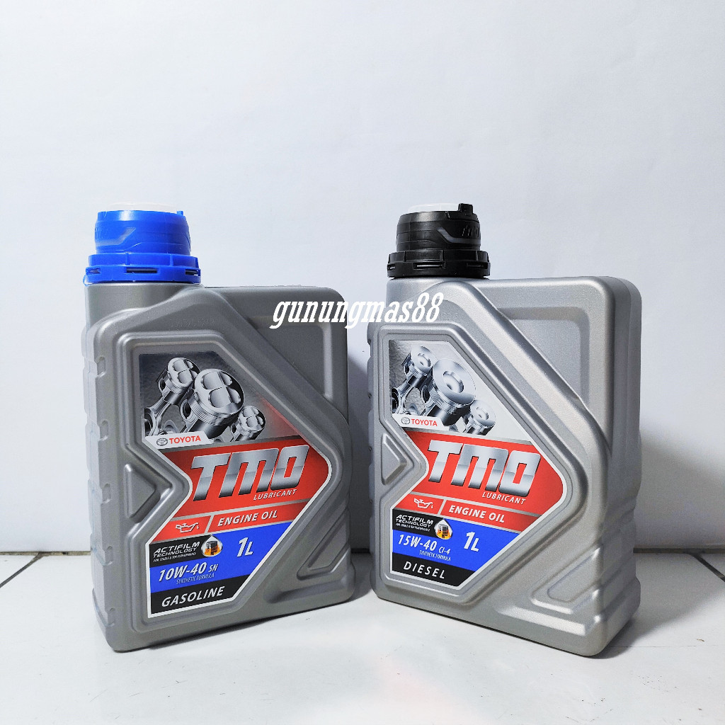 Oli Mesin TMO Toyota Motor Oil Diesel SAE 15W-40 - Bensin SAE 10W-40 1 Liter ORIGINAL