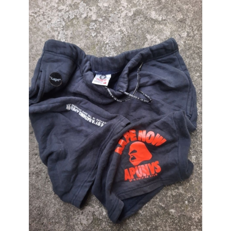 celana pendek aape bape original second