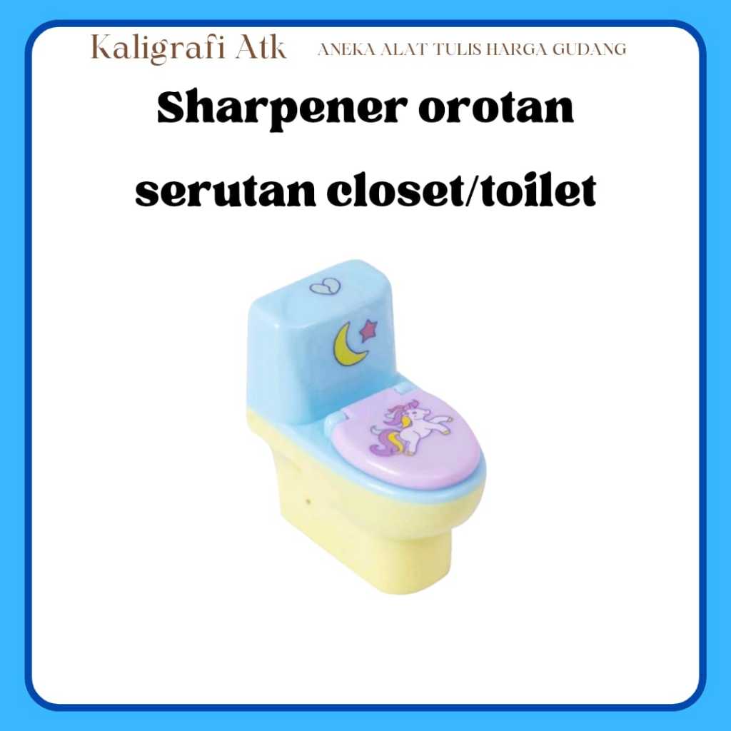 

Rautan orotan sharpener karakter toilet