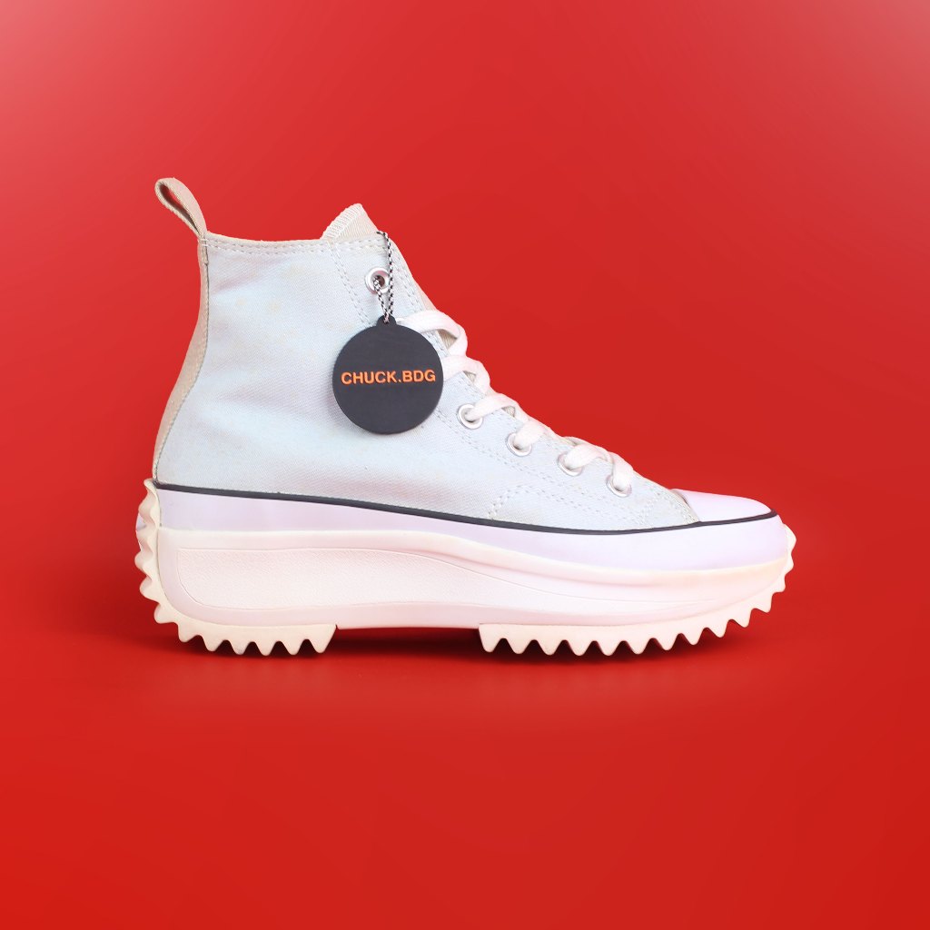 Converse Run Star Hike White High 100% Original