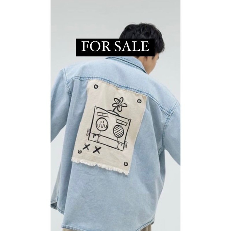 EUNOIA ANTIDOTS ROBOKITE JACKET DENIM OVERSIZED