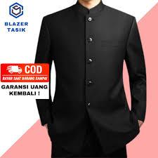 Jas Mandarin Jas Pria Murah Jas Formal Mandarin Jas Blazer Mandarin