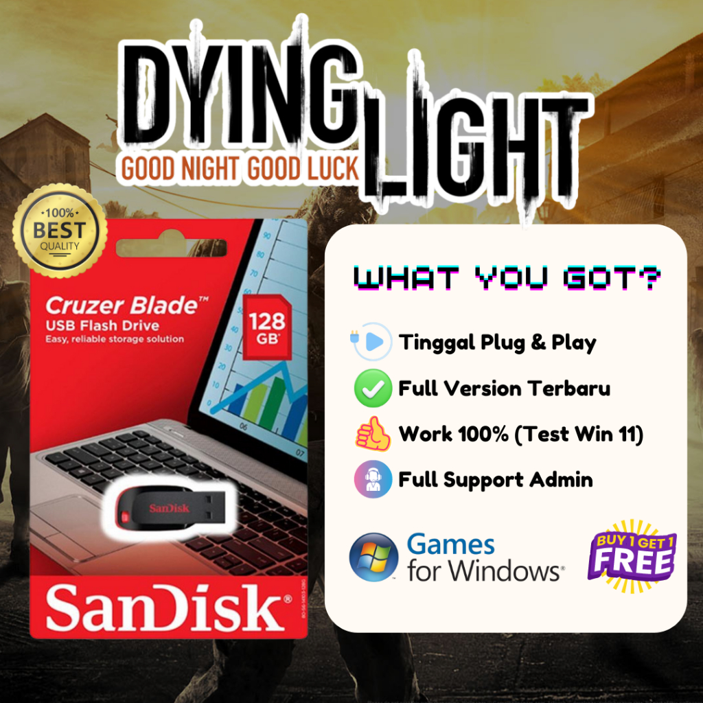 Flashdisk Game - Dying Light 1-2 (128 GB)