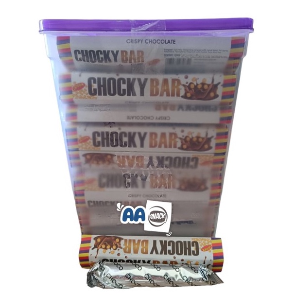 

Check Here CHOCKY BAR CRISPY CHOCOLATE BOX ISI 4 X 14 GRAM