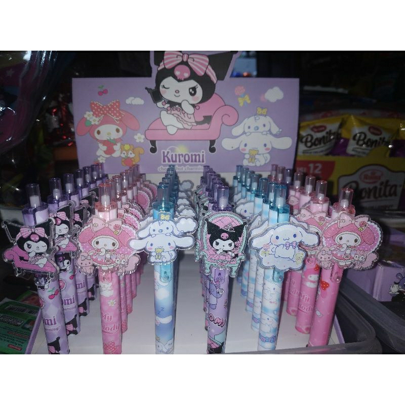 

Pulpen Kuromi, Sanrio, Cinnamorrol, melody model Cetik