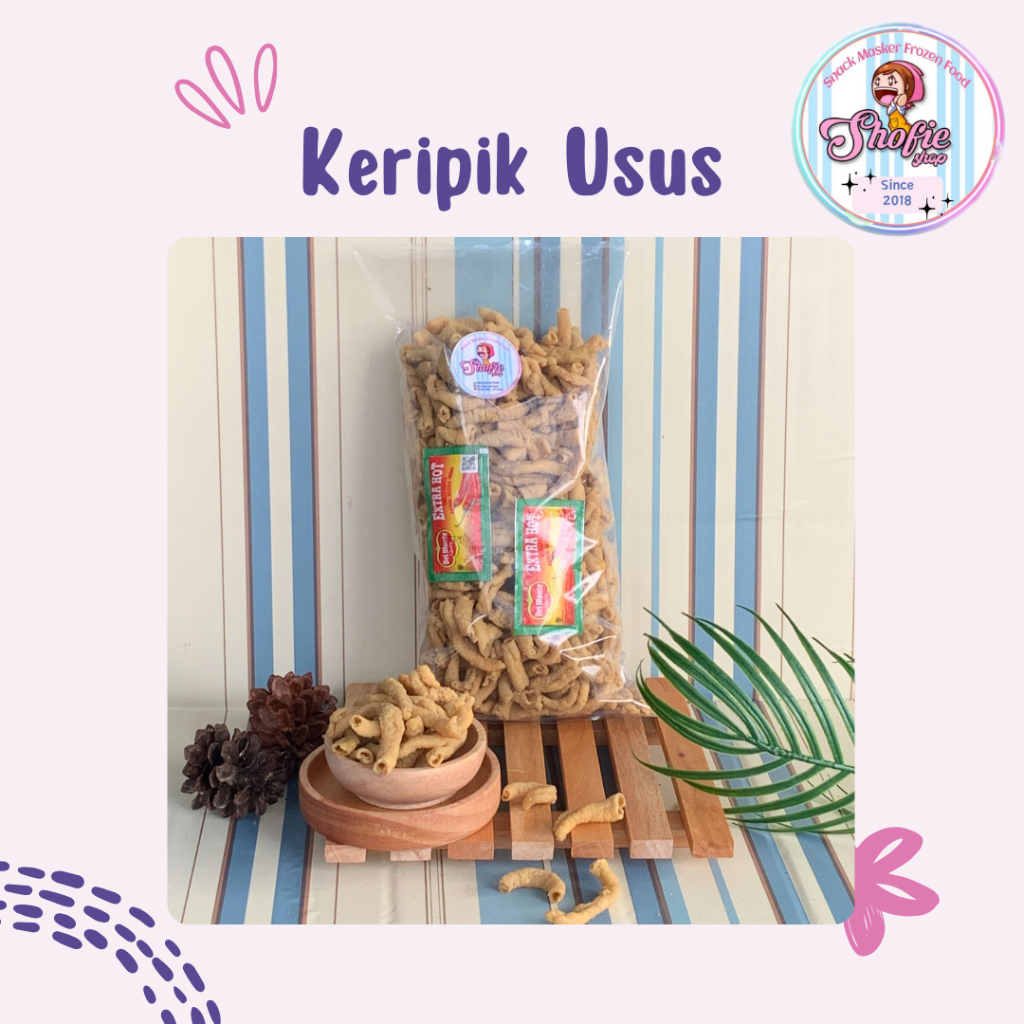 

Keripik Usus Krispy 250 gram