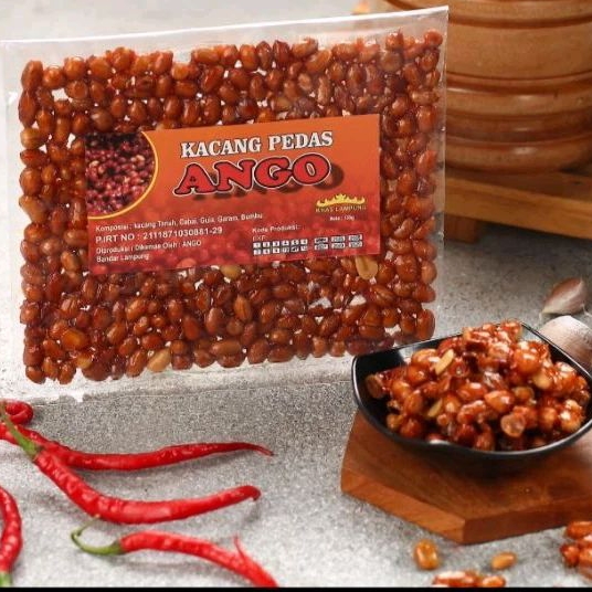 

Kacang Pedas Manis ANGO Asli Lampung
