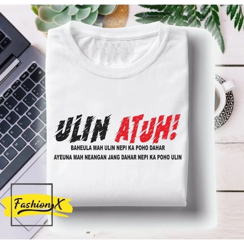 ULIN ATUH Baju Kaos Distro Premium Pria Wanita Combad30s