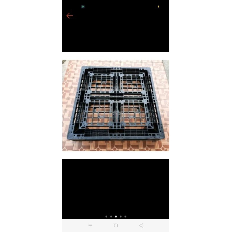 

palet palastik bekas seperti baru ukran 110x110x15