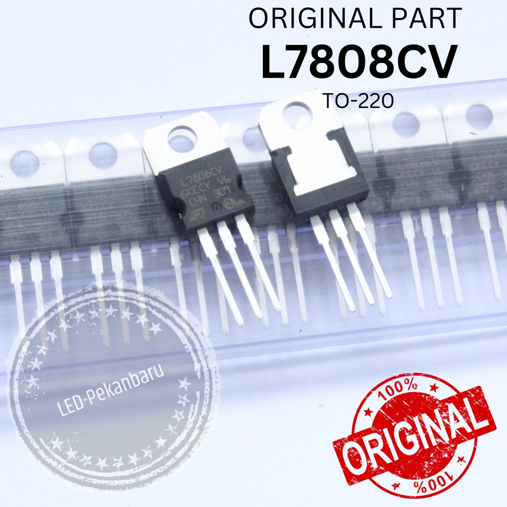 ORIGINAL IC L7808CV 7808CV L7808 7808 POSITIVE 8V VOLTAGE REGULATOR TO-220