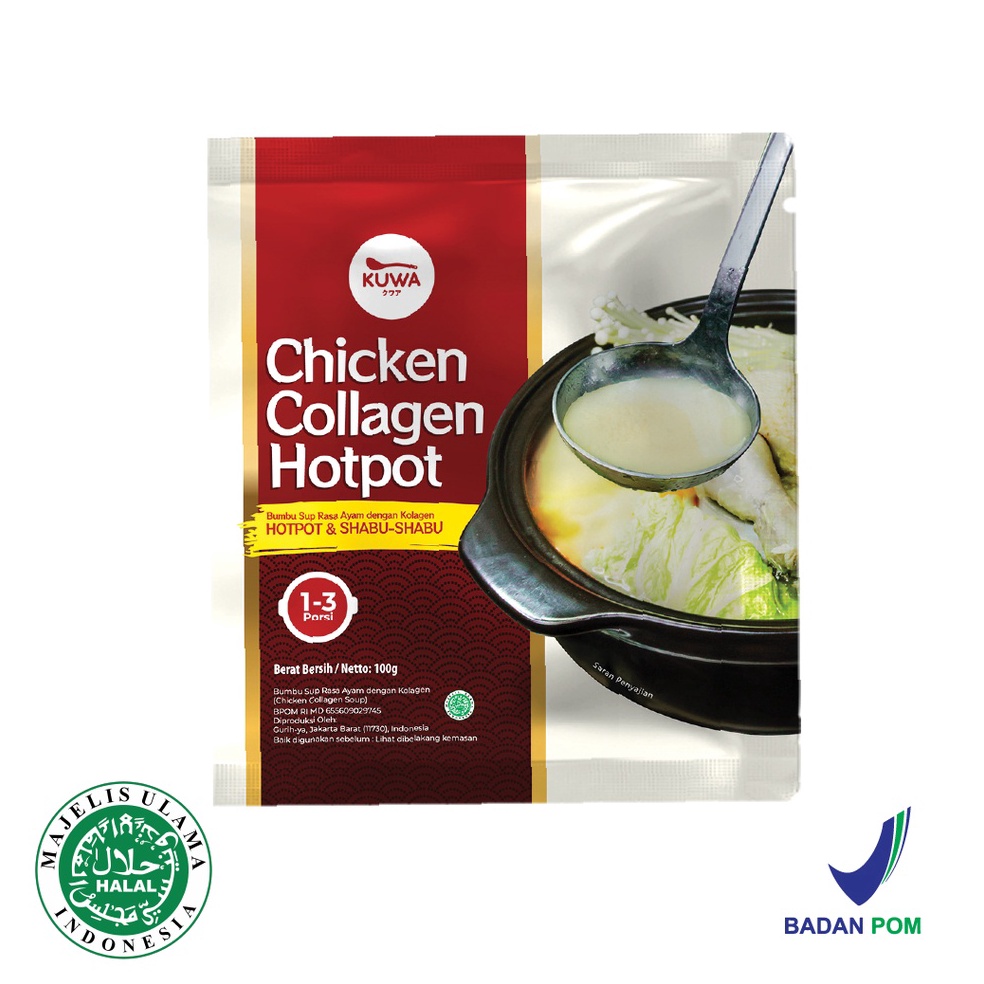 

Lariz manis KUWA Chicken Collagen Hotpot Kaldu Sup Ayam Kolagen 1g