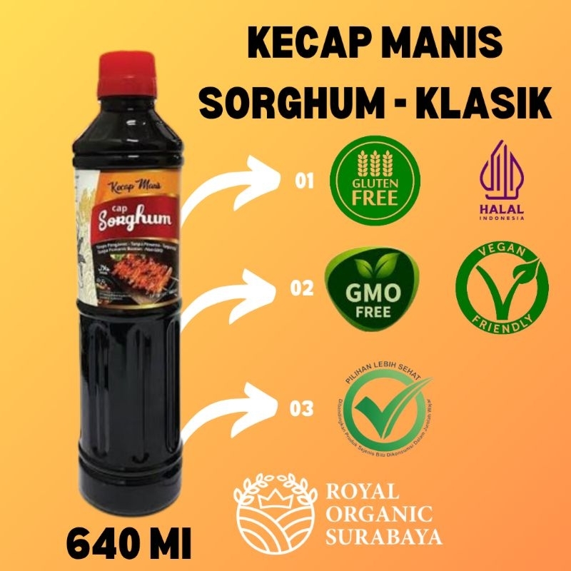 

Kecap Manis Sorghum - Klasik, Sahabat Vegan, Non GMO, SoyAllergic Friendly