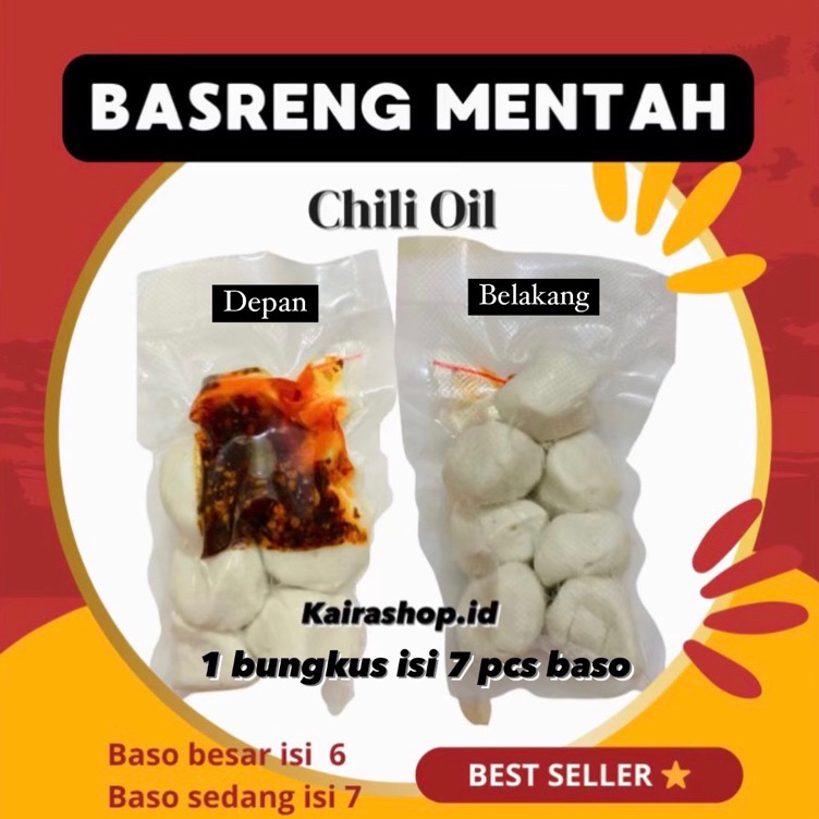 

Top Product BASRENG MENTAH CHILI OIL VACUM
