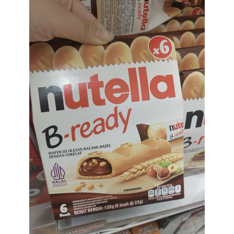 

Nutella B Ready isi 6 Pcs Ferrero Wafer