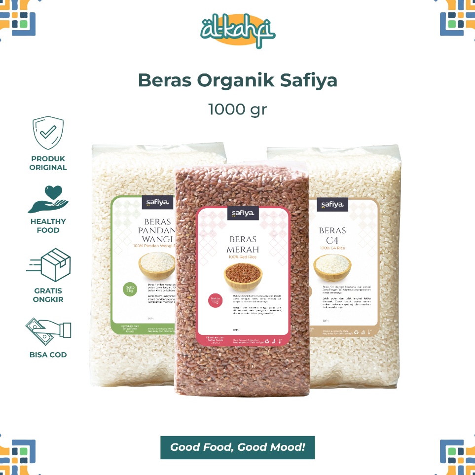 

Good Beras Organik 1 Kg Beras Merah Beras Pulen dan Wangi Premium 1 Original