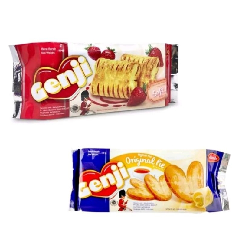 

MONDE BISCUIT GENJI SOFT PIE ORIGINAL 70 GR / STRAWBERRY 85 GR