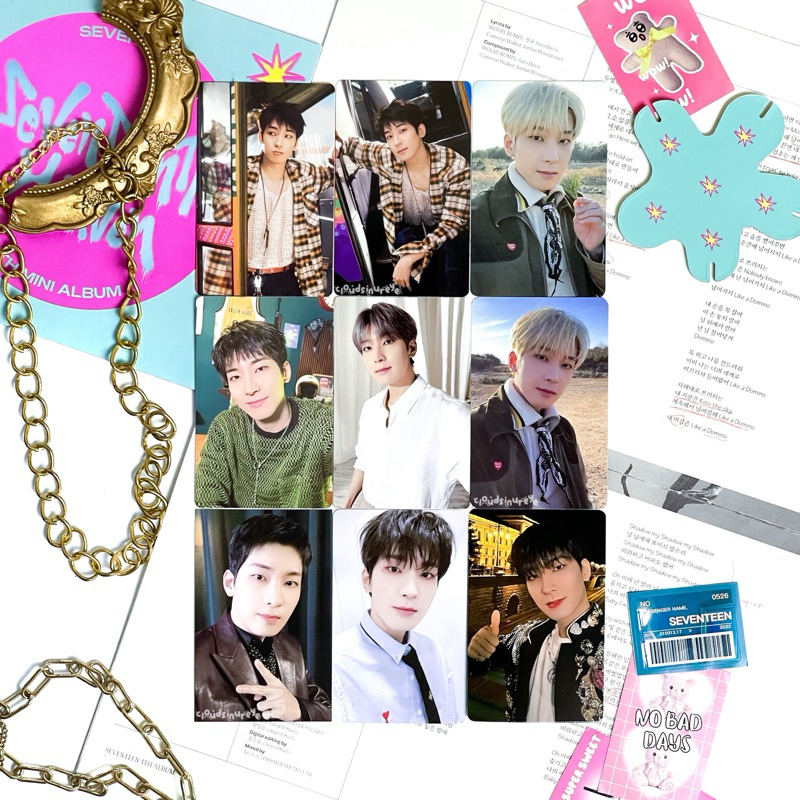 (Ready Stock) Photocard Official Wonwoo Seventeen • Album An Ode Your Choice Always Yours The Name S