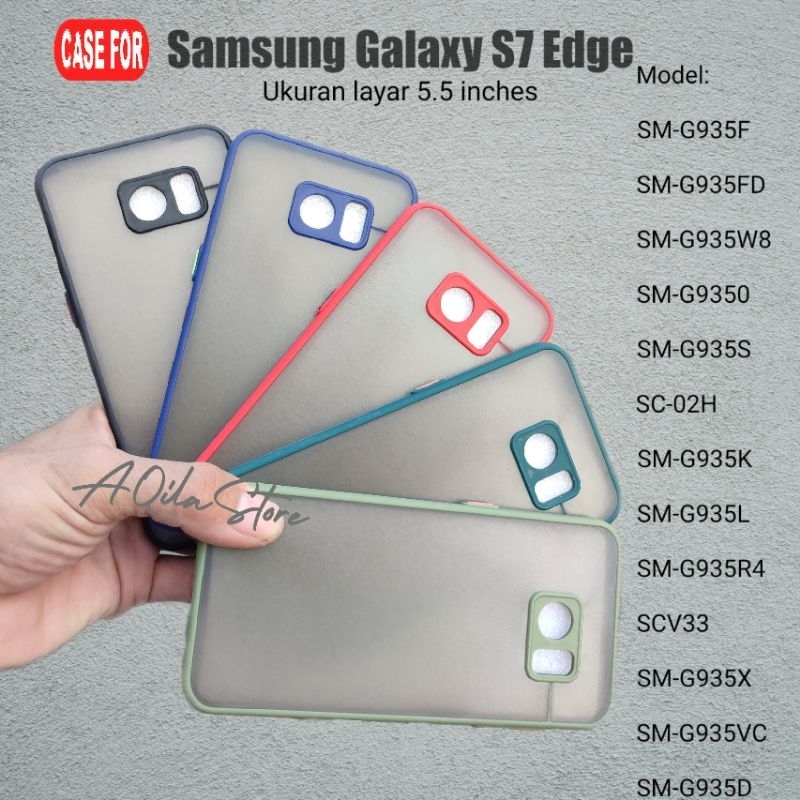 Case Aero Samsung S7 Edge / Galaxy S7 Edge ( Model: SM-G935.. , SCV33.. ) Semi Hardcase Fuze Transpa