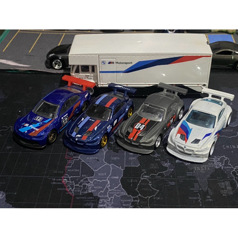 Hotwheels BMW Z4,M3 GT,Truck Set