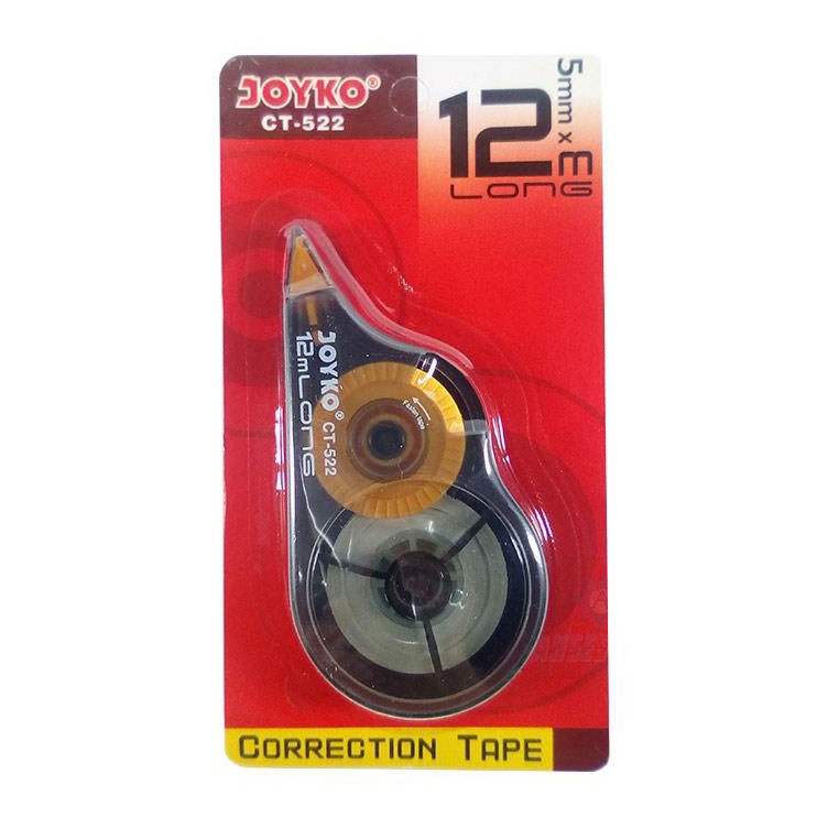 

KODE V6J Corretion tape Joyko CT522 harga terera selusin isi 12 pcs