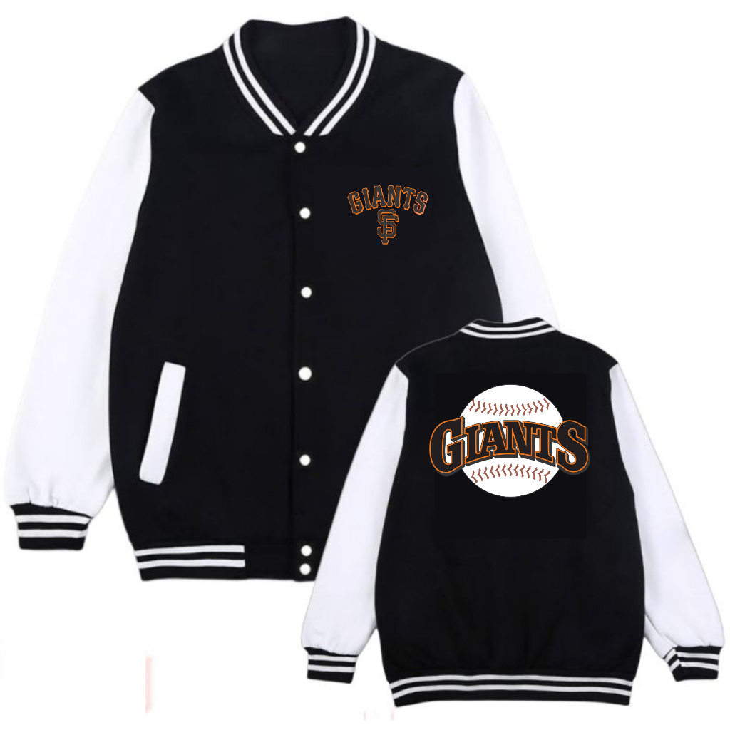 JAKET VARSITY BASEBALL PRIA GIANTS BIG SIZE JUMBO