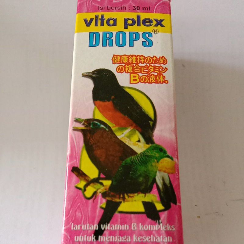 Vita Plex Drops 30 ml Medion / Vitamin B Komplek Burung cair tetes