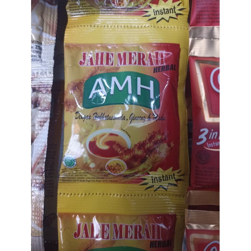 

Jahe merah AMH sachset