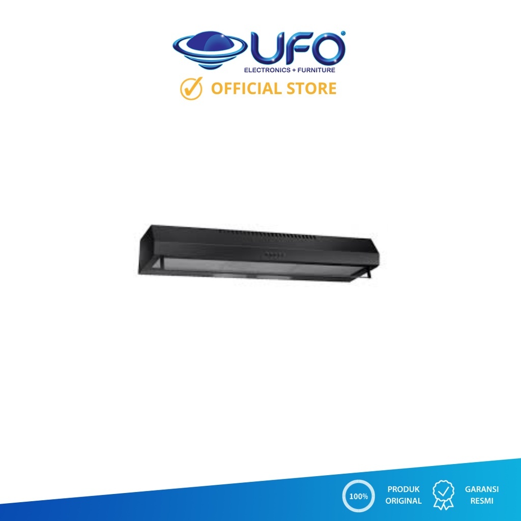 Penghisap Asap Dapur Delizia VSH61.A1BK Slim Line 60 Cm Hitam