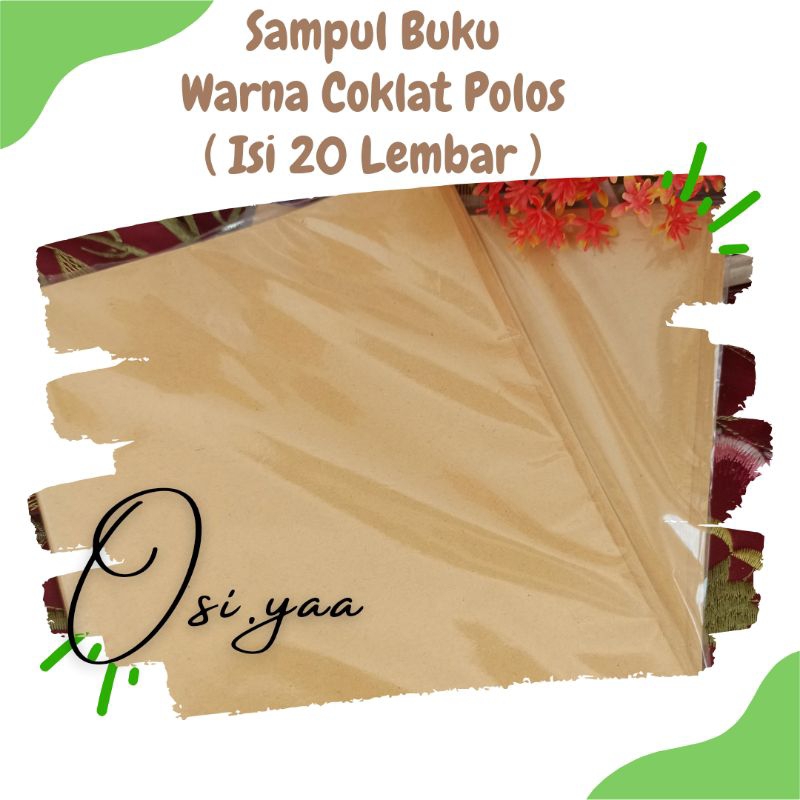 

Sampul Buku Warna Coklat Polos