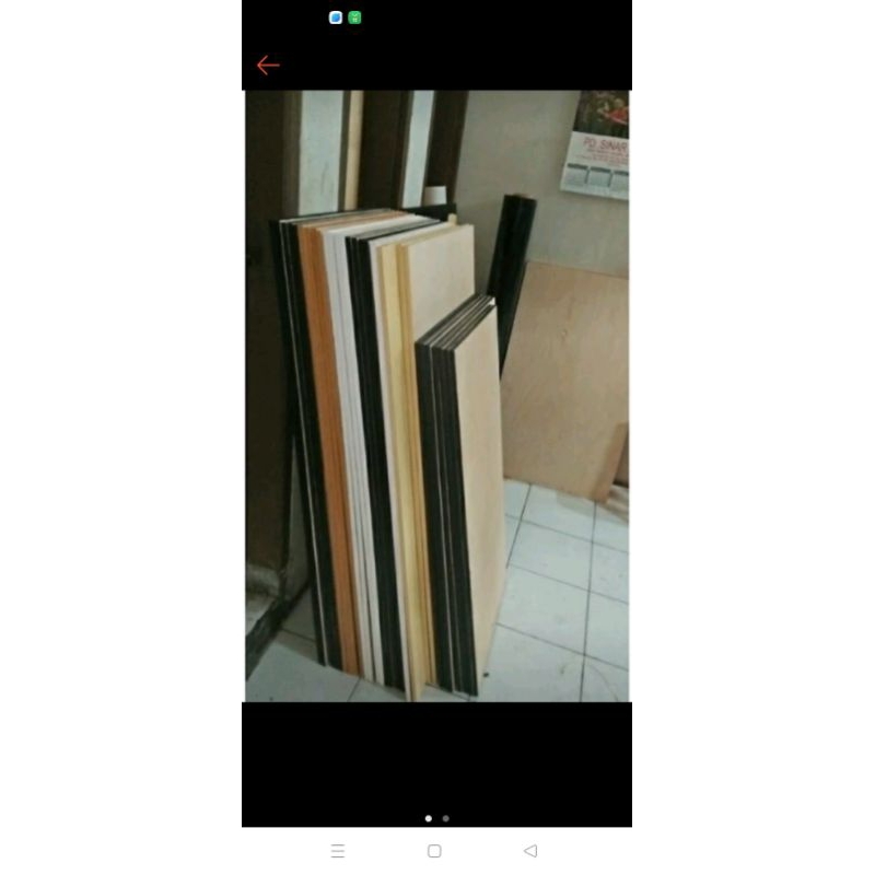 Papan Meja Kotak dan Bulat