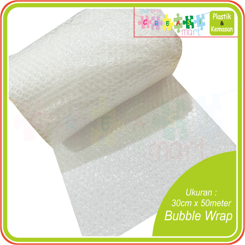 

Bubble Wrap Putih 1 rol 30cm x 50meter