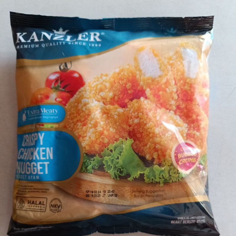 

Kanzler nuget ayam crispy 450 gr